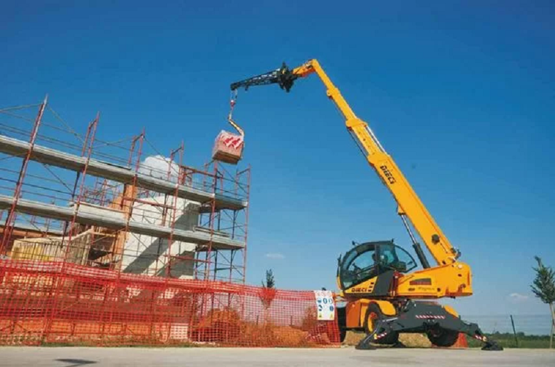 телескопические поворотные погрузчики Dieci